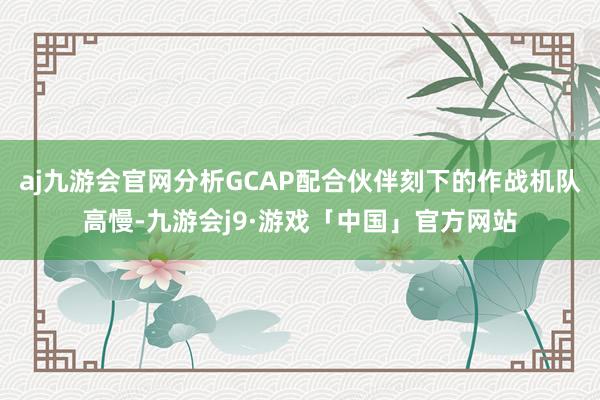aj九游会官网分析GCAP配合伙伴刻下的作战机队高慢-九游会j9·游戏「中国」官方网站