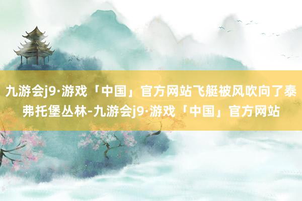 九游会j9·游戏「中国」官方网站飞艇被风吹向了泰弗托堡丛林-九游会j9·游戏「中国」官方网站
